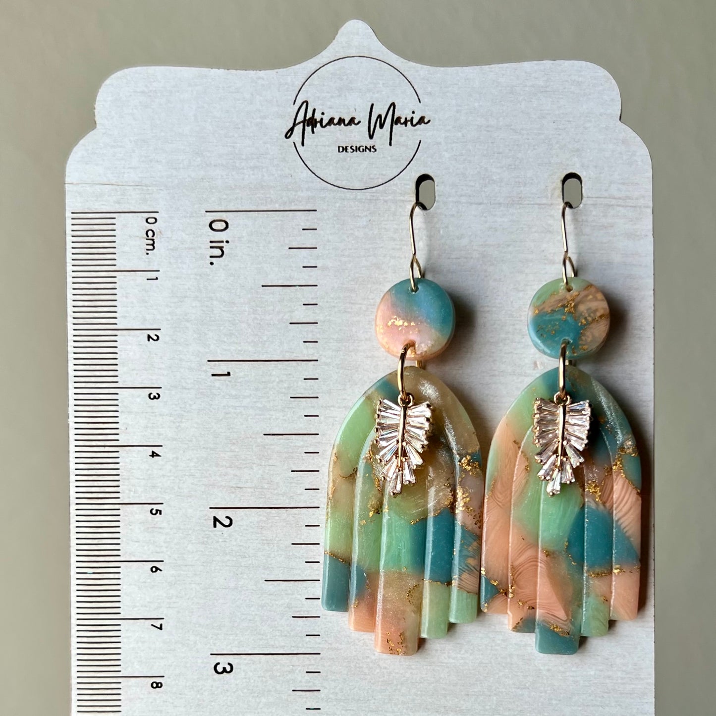 Lucelle Collection: Polymer Clay Statement Earrings