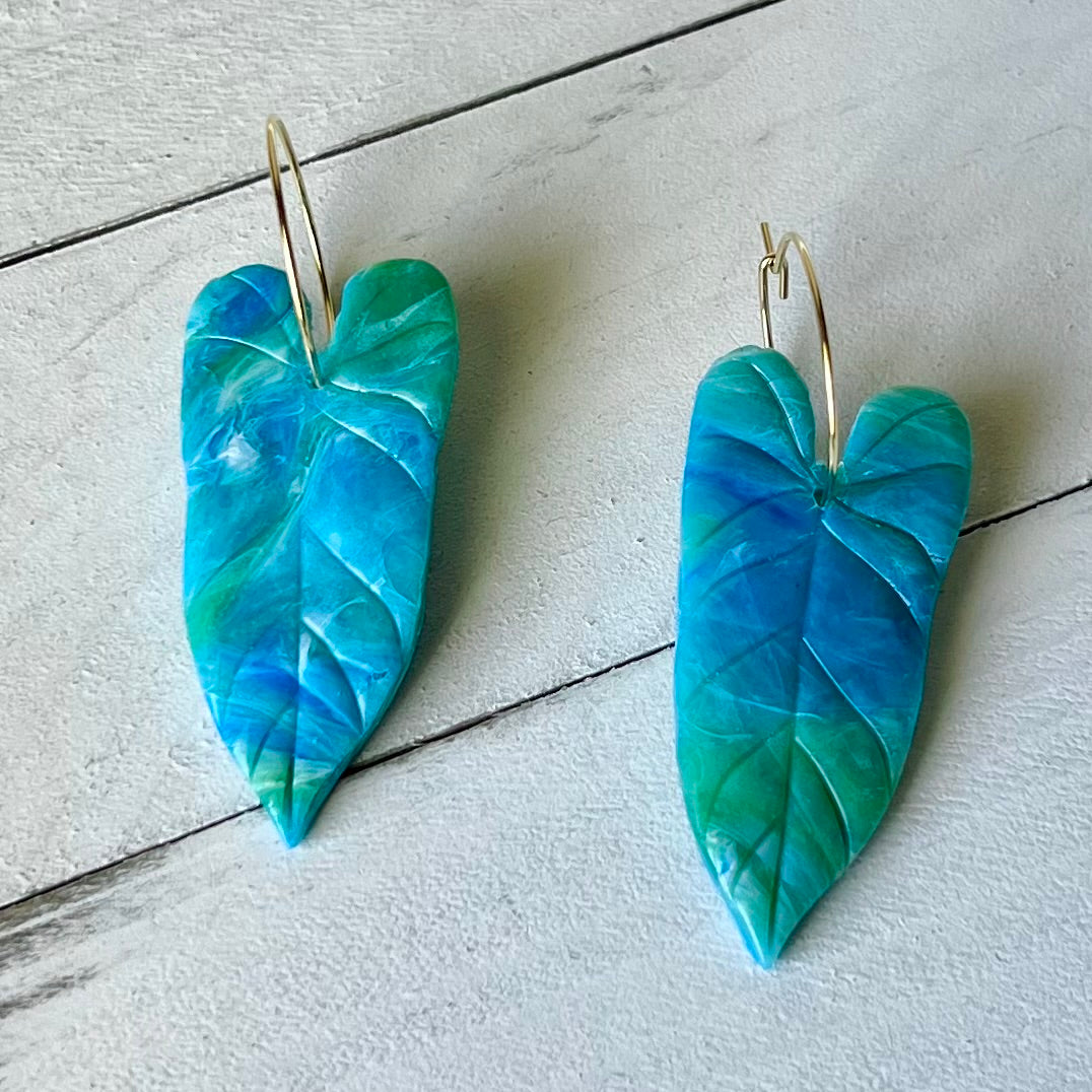 Sea Breeze Polymer Clay Earrings