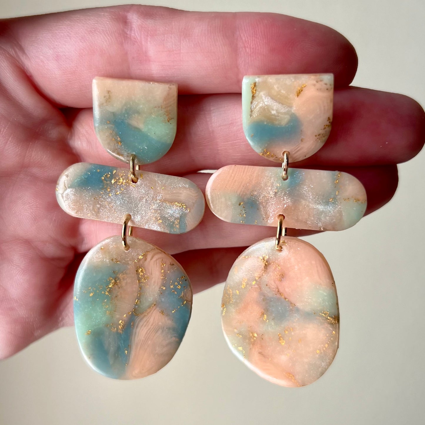 Lucelle Collection: Polymer Clay Statement Earrings