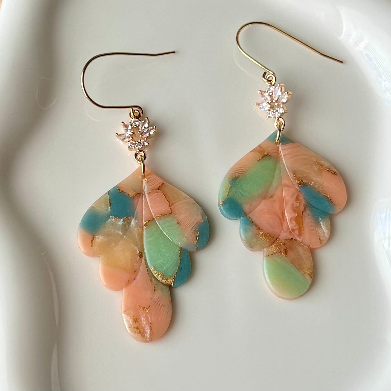Lucelle Collection: Polymer Clay Statement Earrings