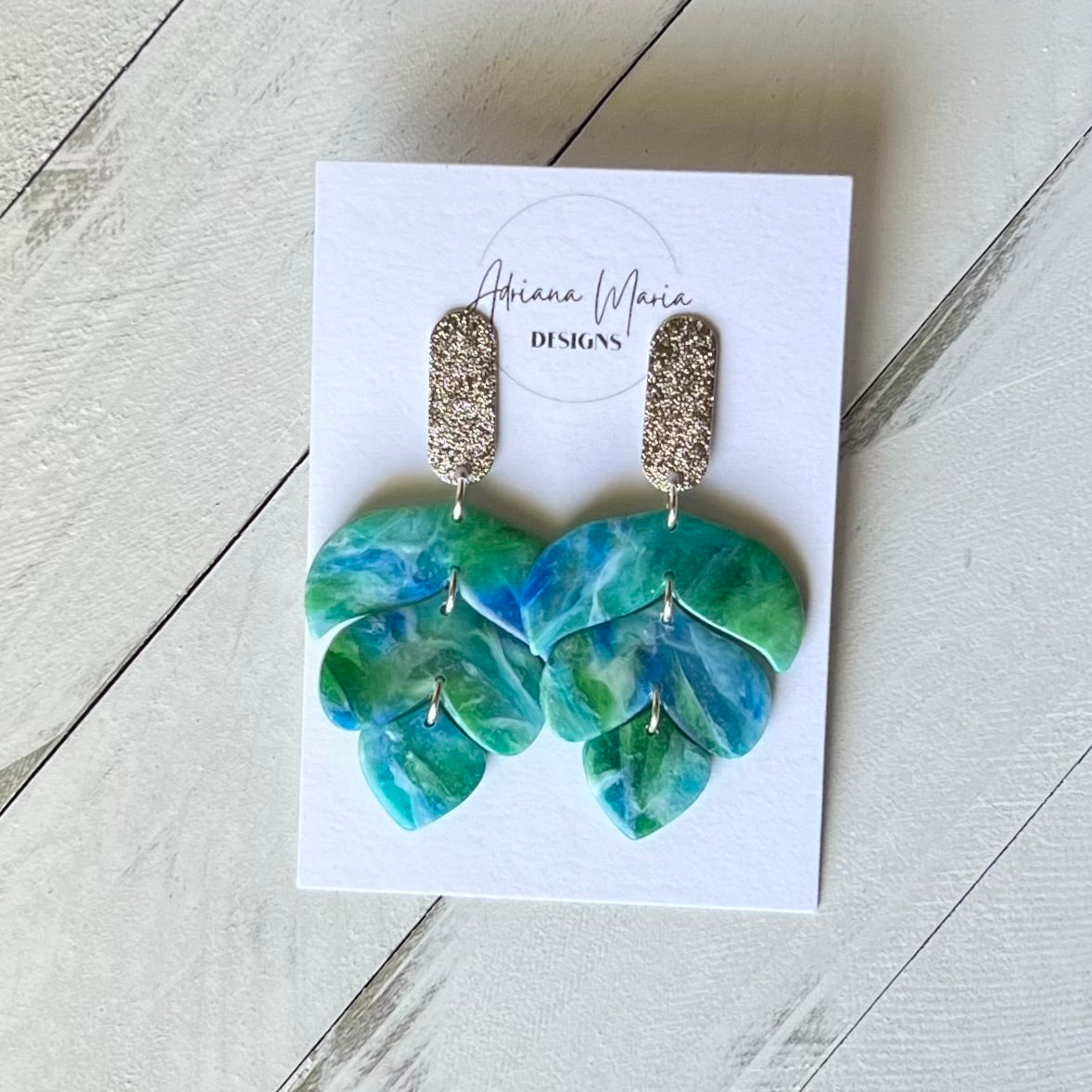 Sea Breeze Polymer Clay Earrings