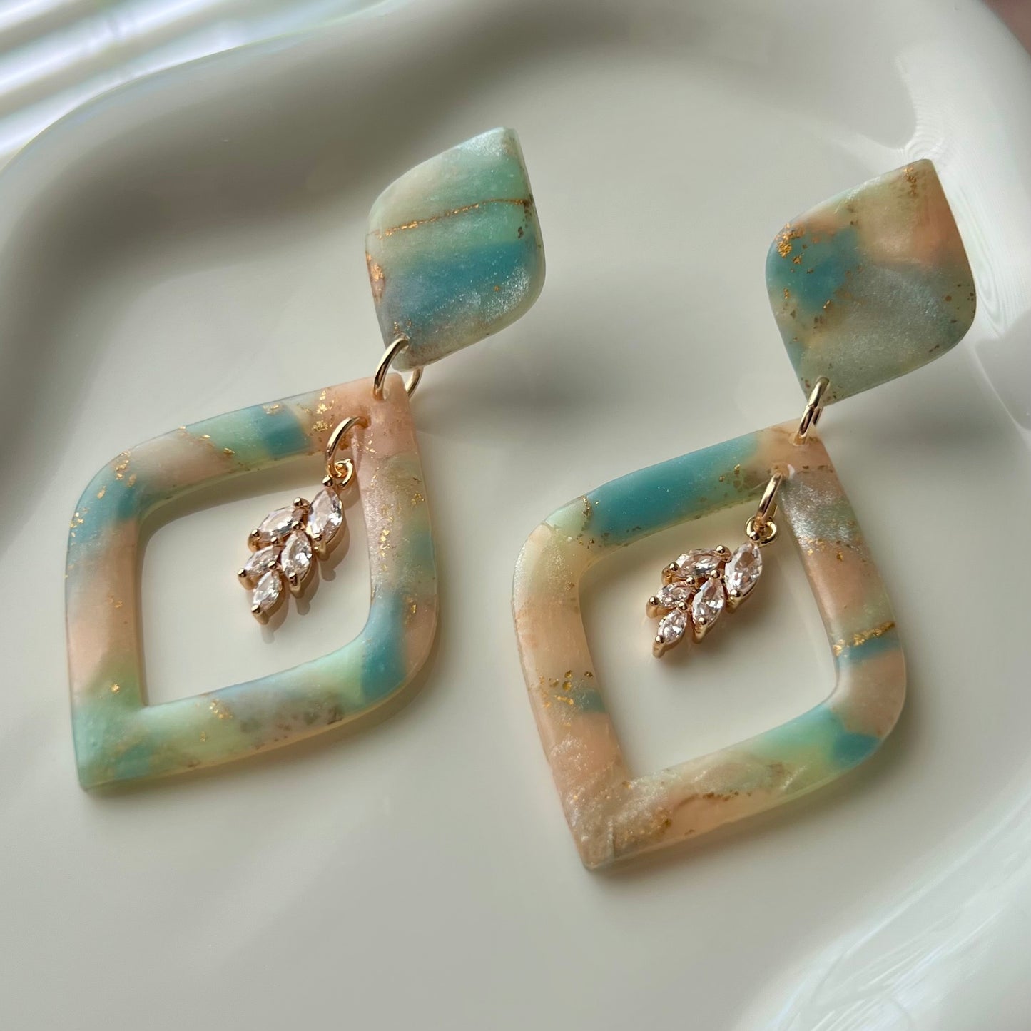 Lucelle Collection: Polymer Clay Statement Earrings