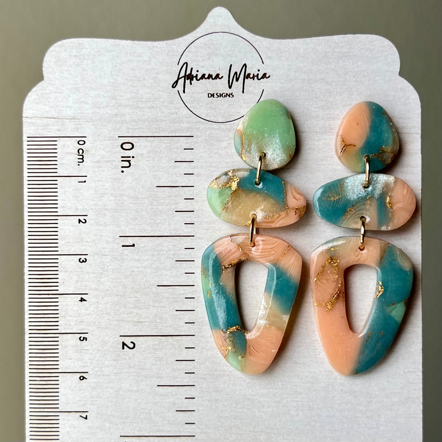 Lucelle Collection: Polymer Clay Statement Earrings