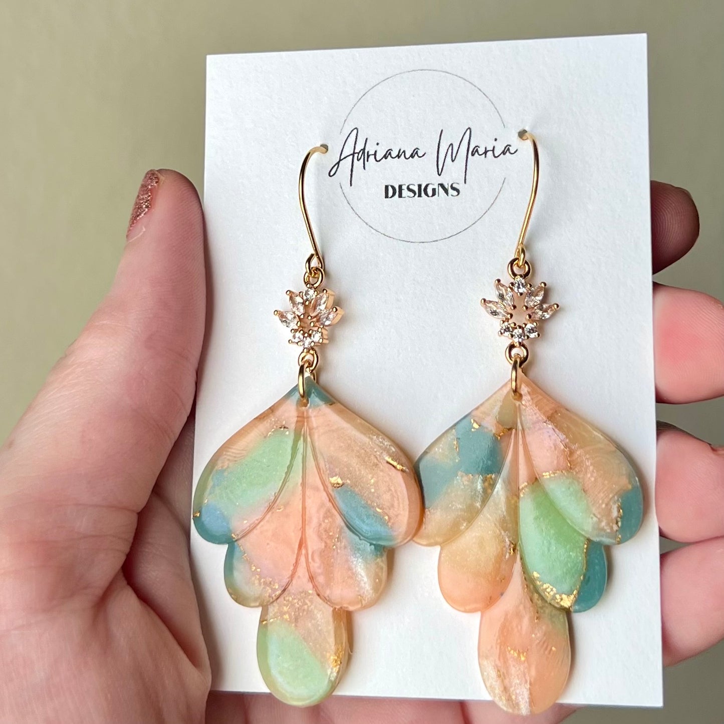 Lucelle Collection: Polymer Clay Statement Earrings