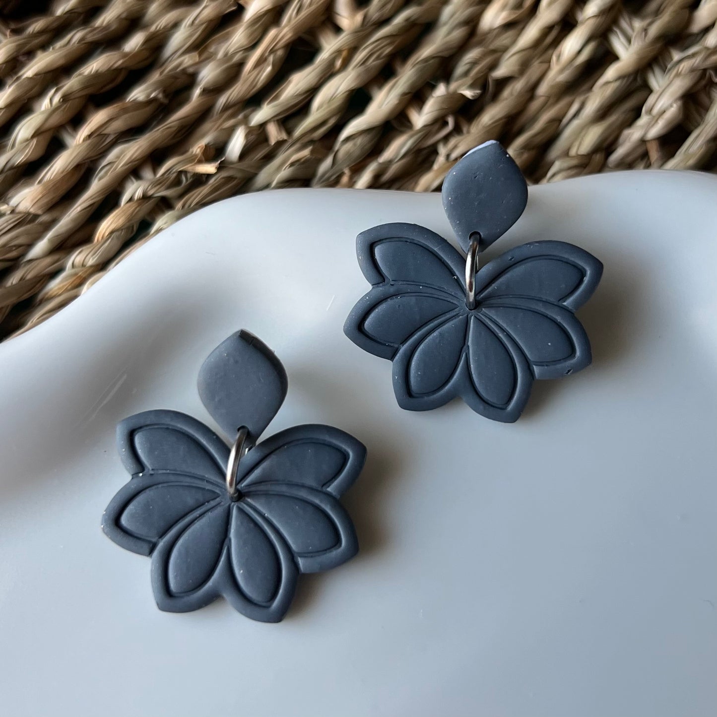 The Luna Bloom Polymer Clay Earrings