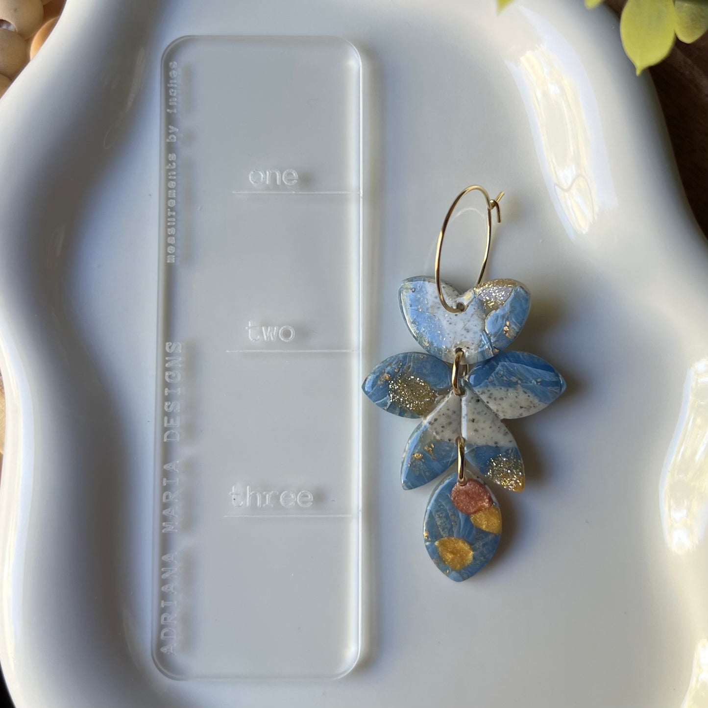 Polymer Clay Statement Earrings
