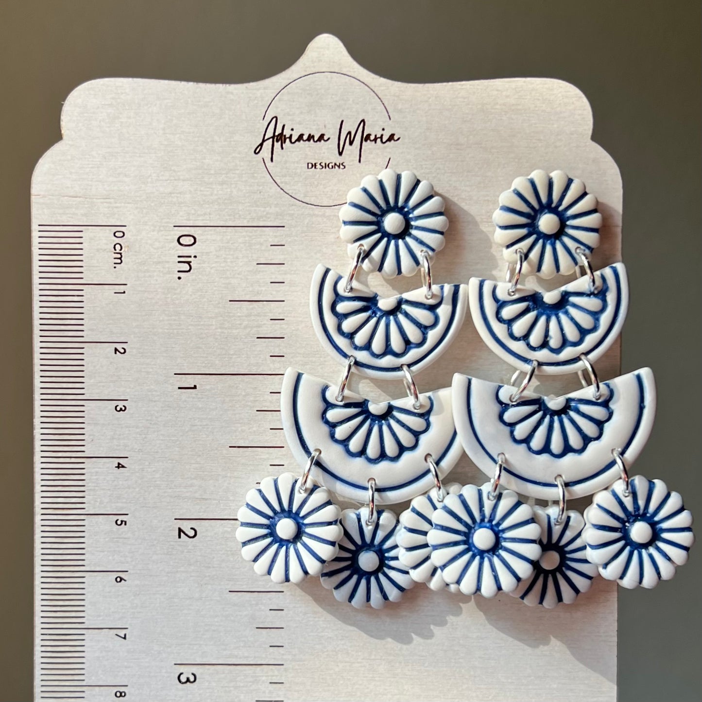 The Solea Statement Polymer Clay Dangle Earrings