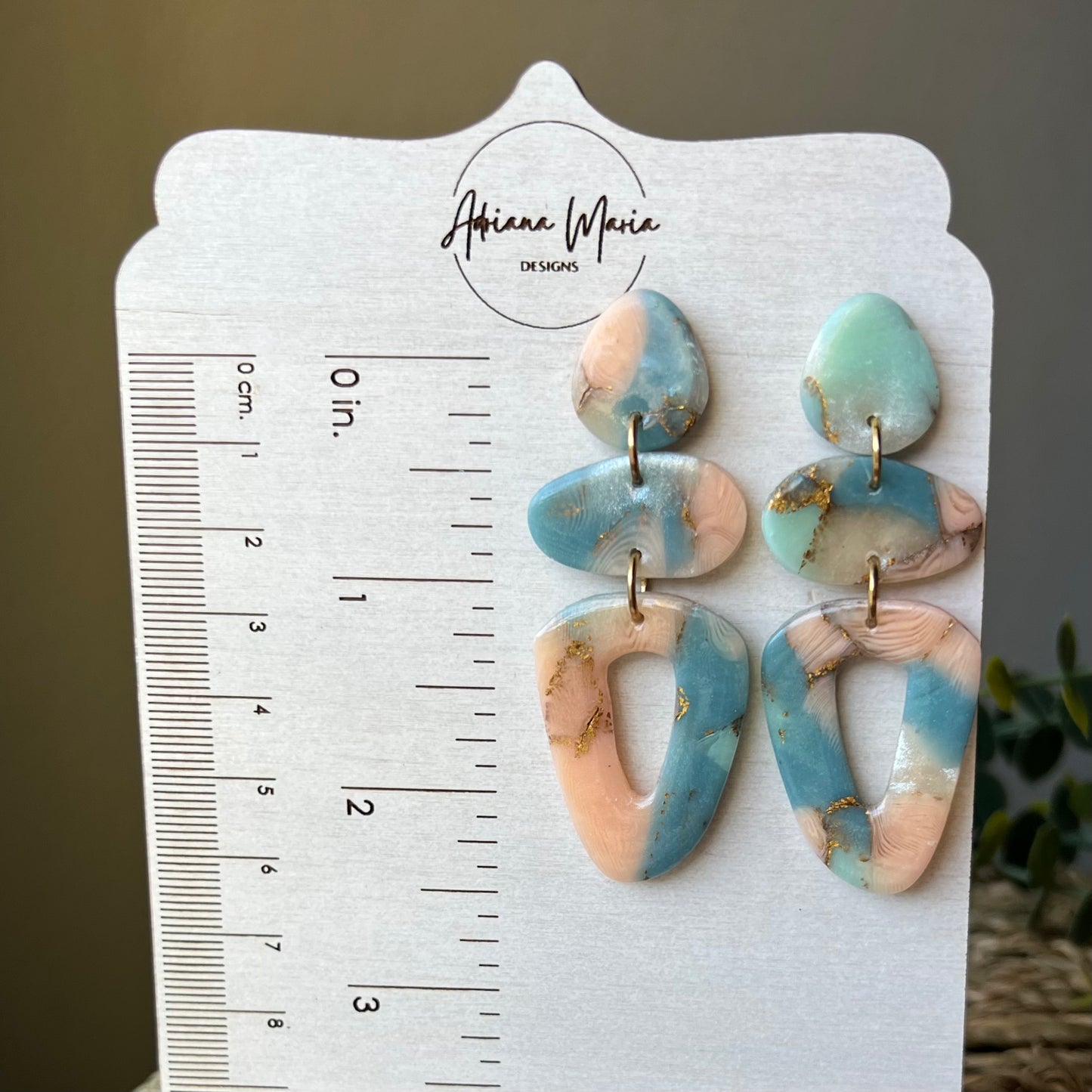 Lucelle Collection: Polymer Clay Statement Earrings