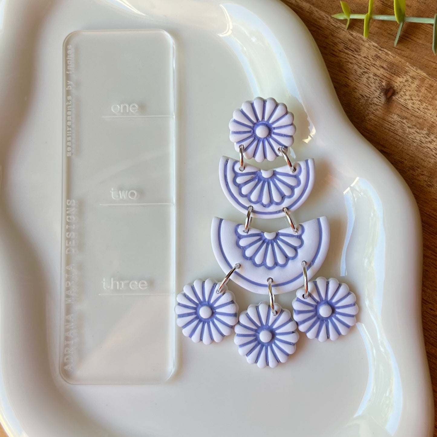 The Solea Statement Polymer Clay Dangle Earrings