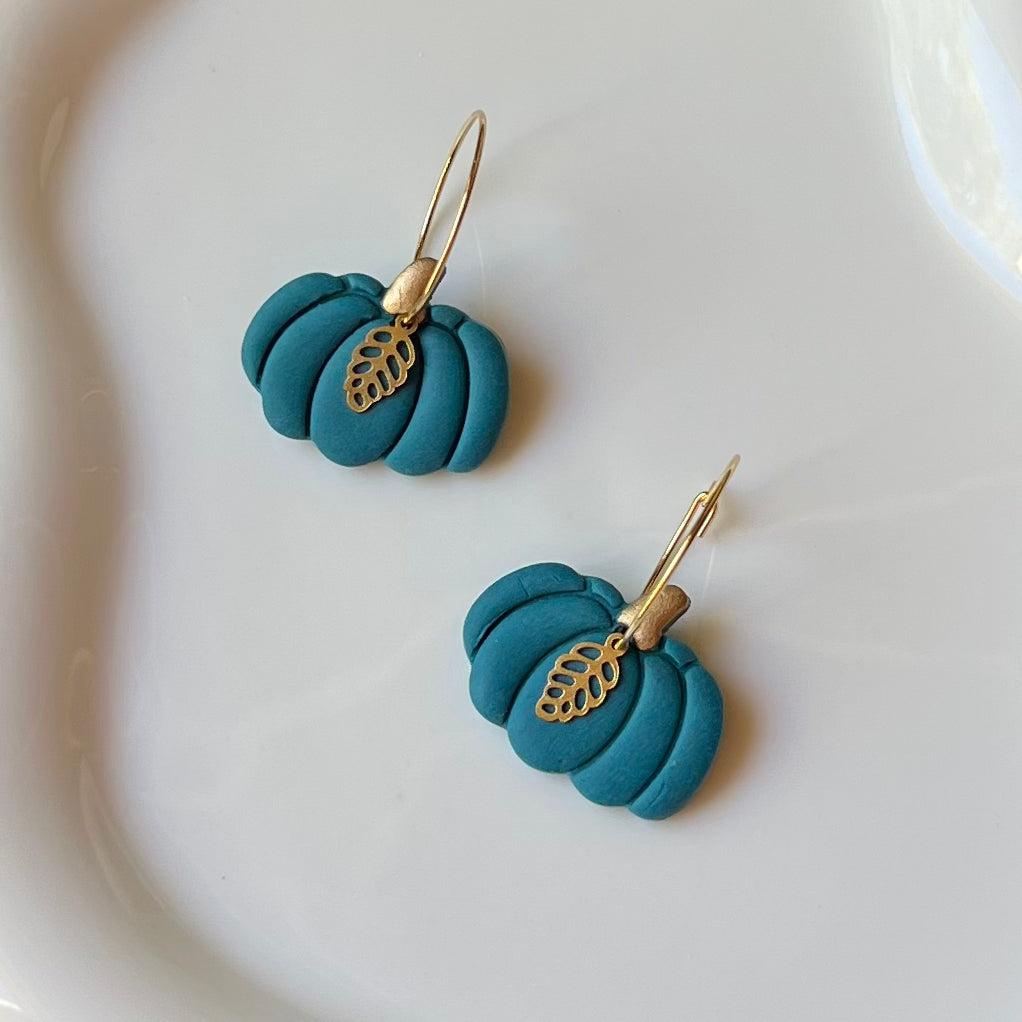 Hey Pumpkin! Clay Hoop Earrings