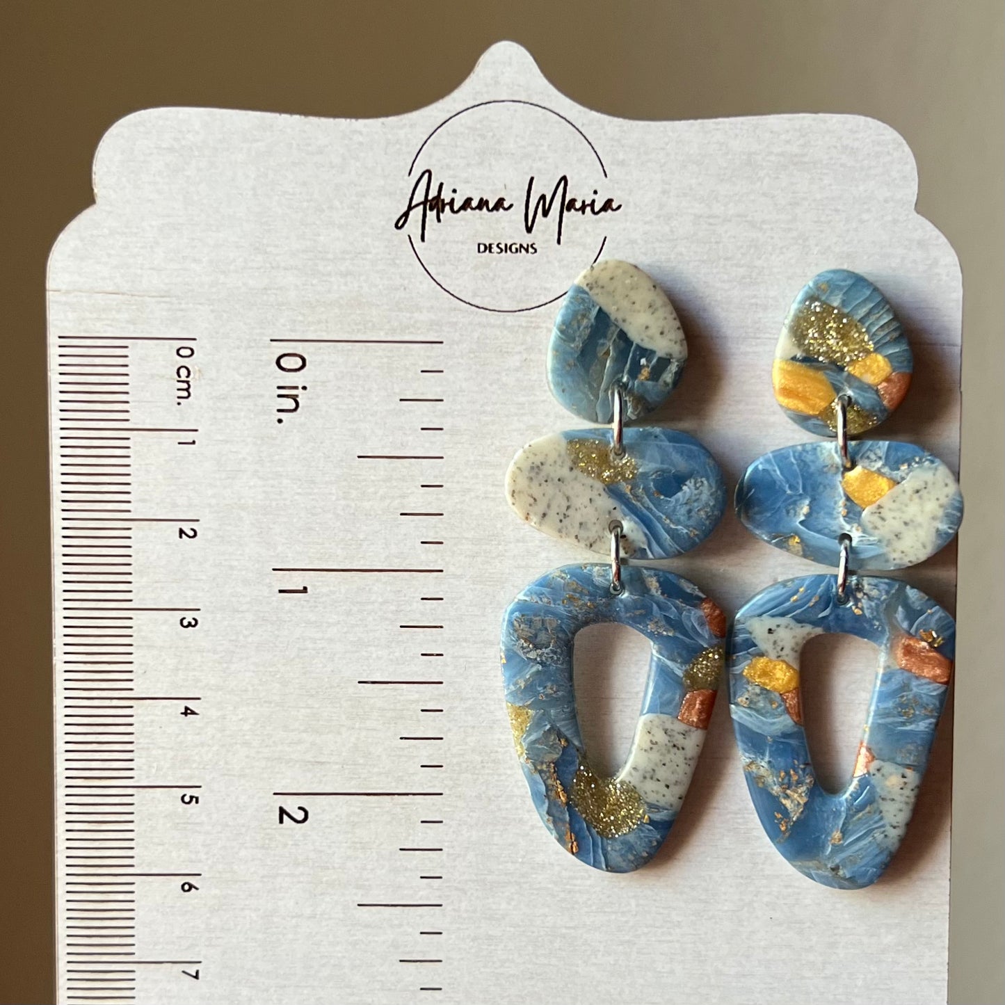 Polymer Clay Statement Earrings