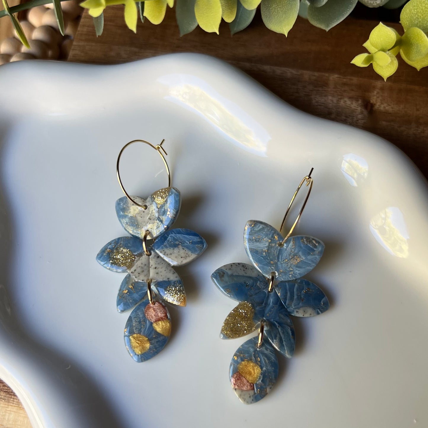 Polymer Clay Statement Earrings