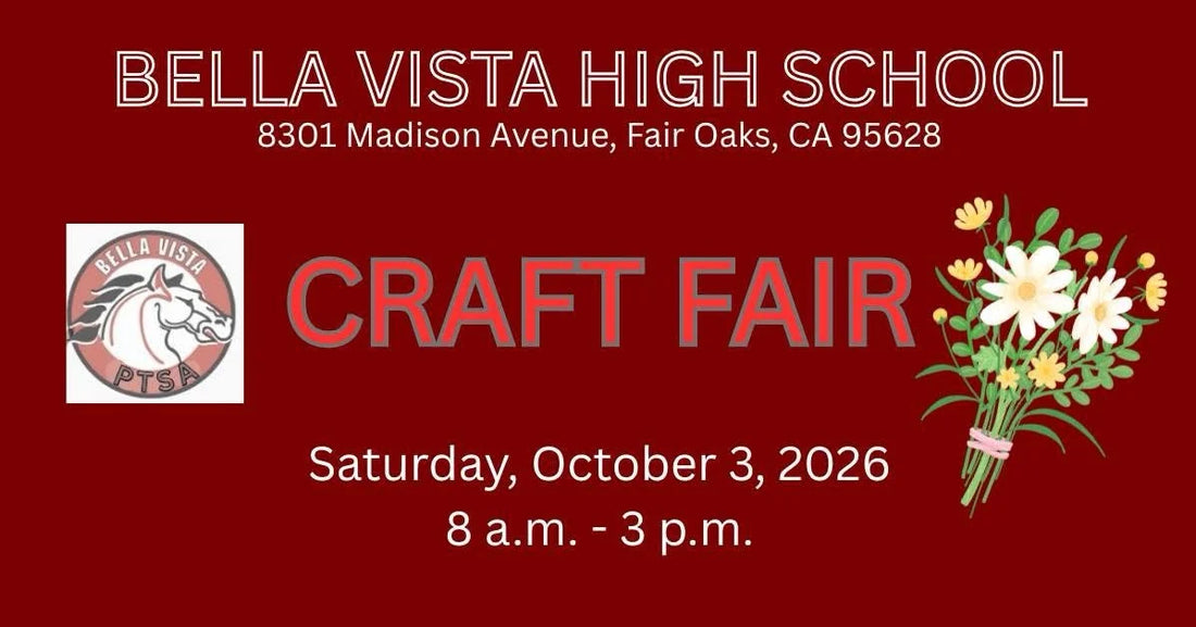 Bella Vista High School Craft Fair 2026 | Fair Oaks, CA