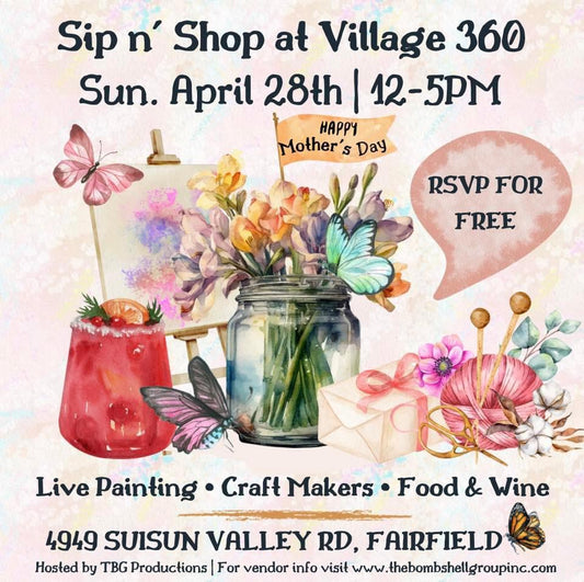 Sip n’ Shop at Village 360 - Fairfield, Ca