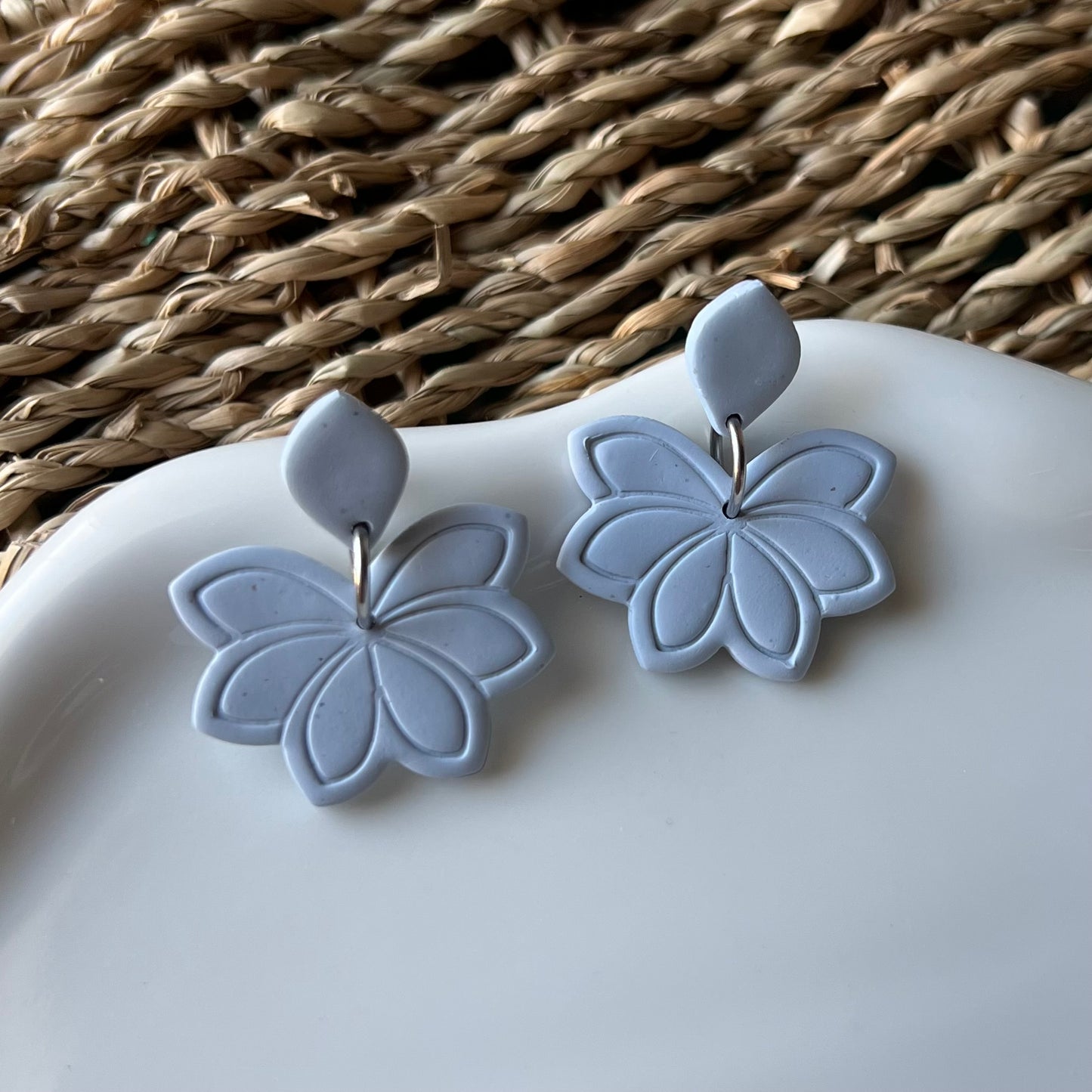 The Luna Bloom Polymer Clay Earrings