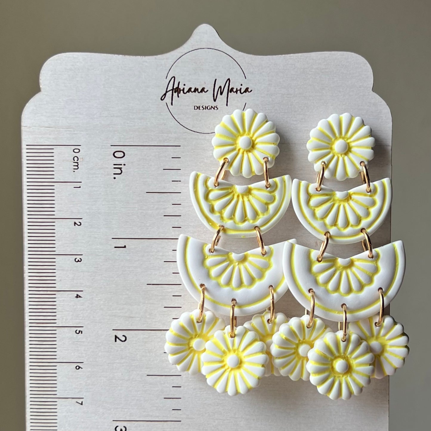 The Solea Statement Polymer Clay Dangle Earrings