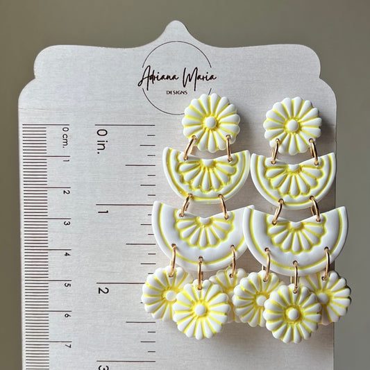 The Solea Statement Polymer Clay Dangle Earrings