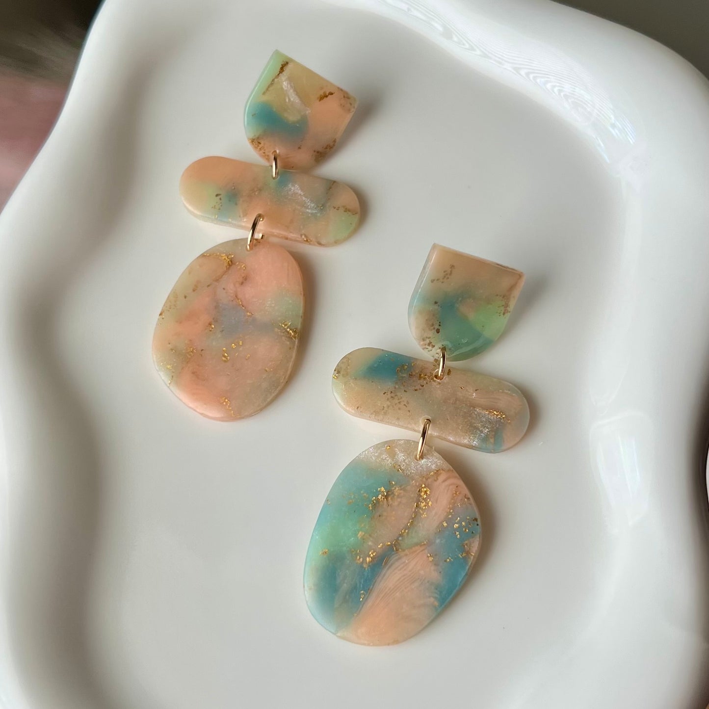 Lucelle Collection: Polymer Clay Statement Earrings