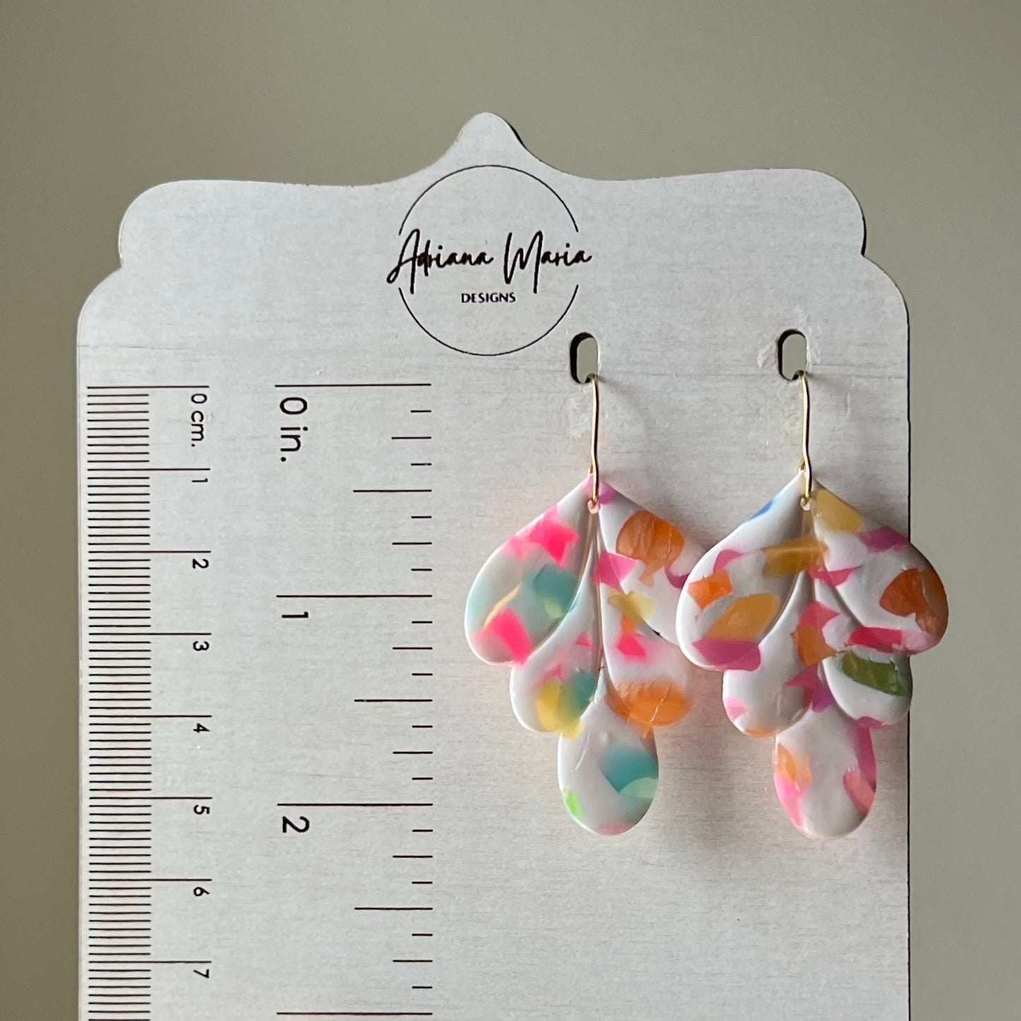 Sweet Nougat Translucent Polymer Clay Earrings