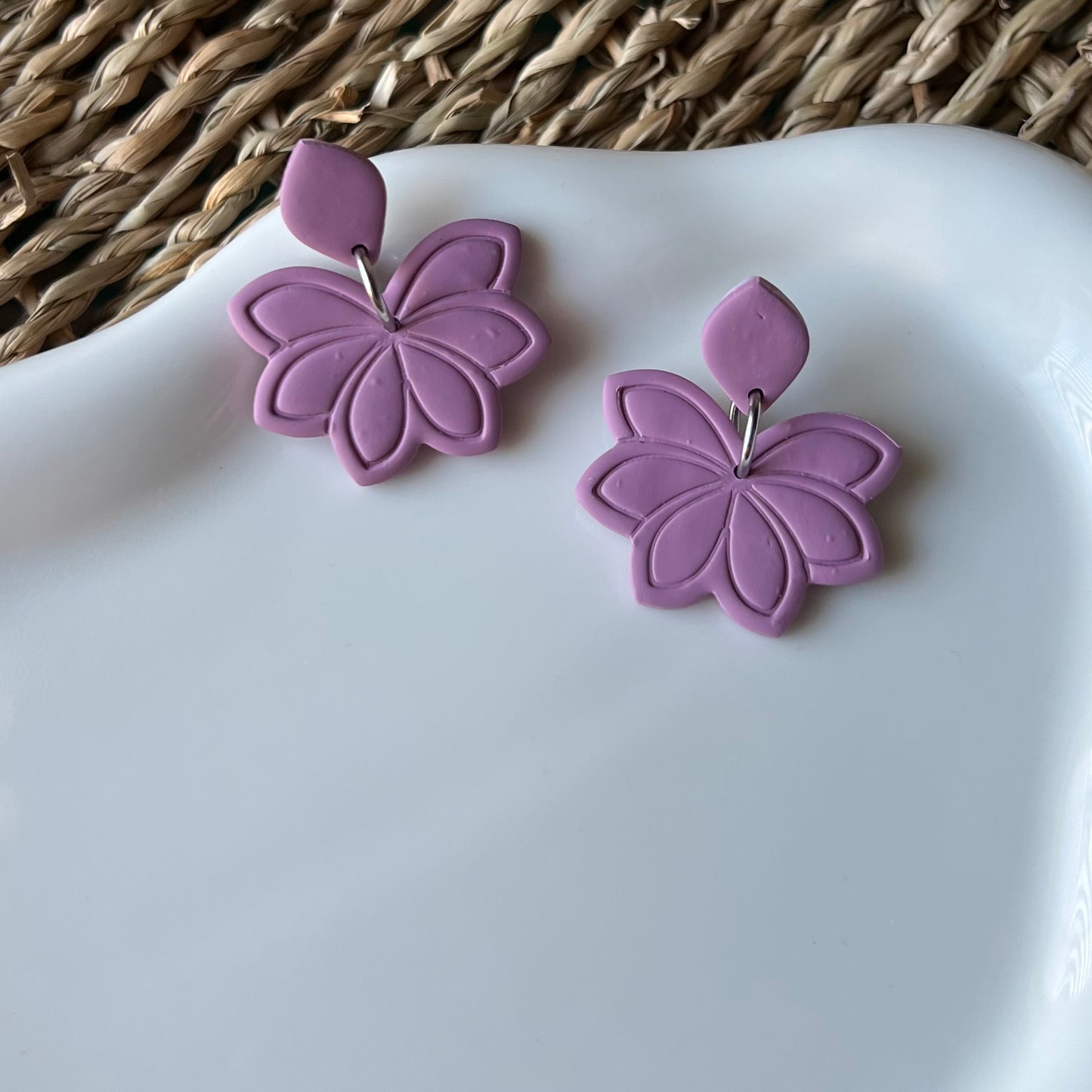 The Luna Bloom Polymer Clay Earrings