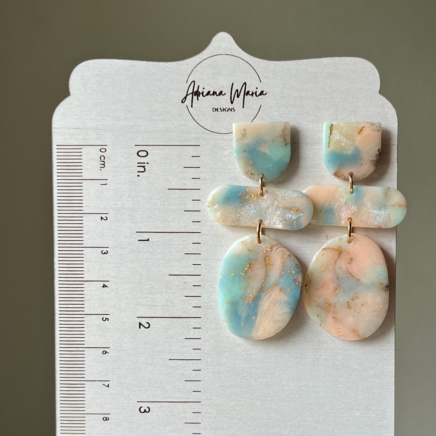 Lucelle Collection: Polymer Clay Statement Earrings