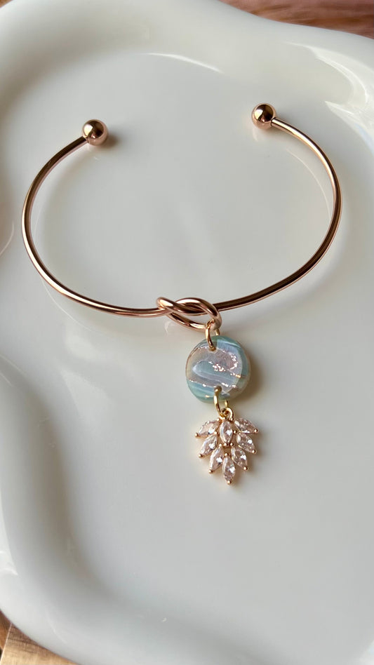 Love Knot Bangle Bracelet