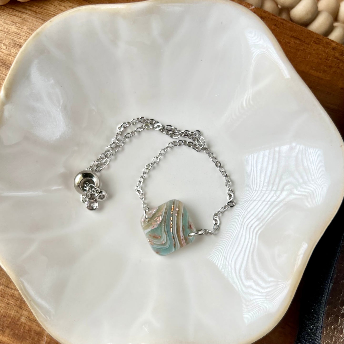 Ethereal Waves Collections: Polymer Clay Bracelet