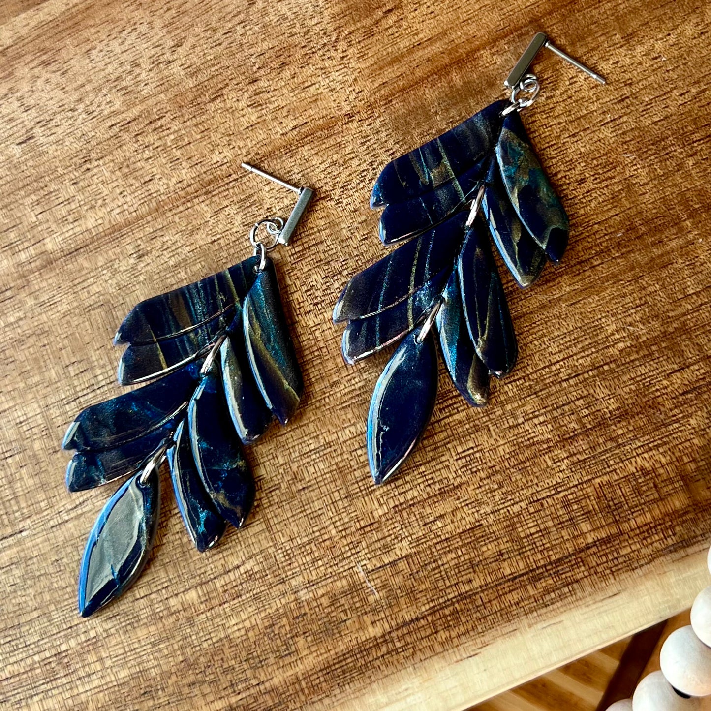 Polymer Clay Statement Earrings