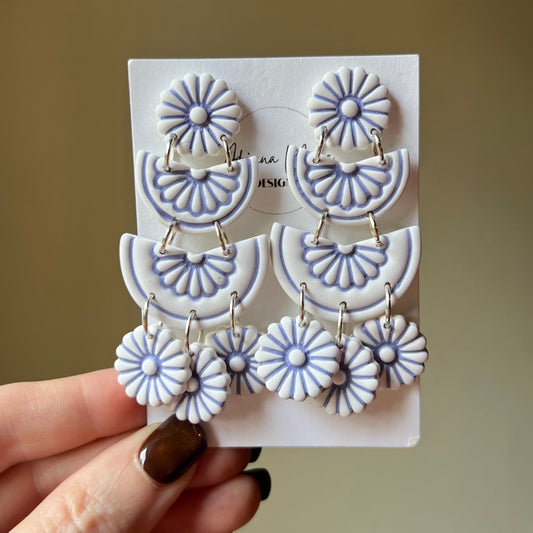 The Solea Statement Polymer Clay Dangle Earrings