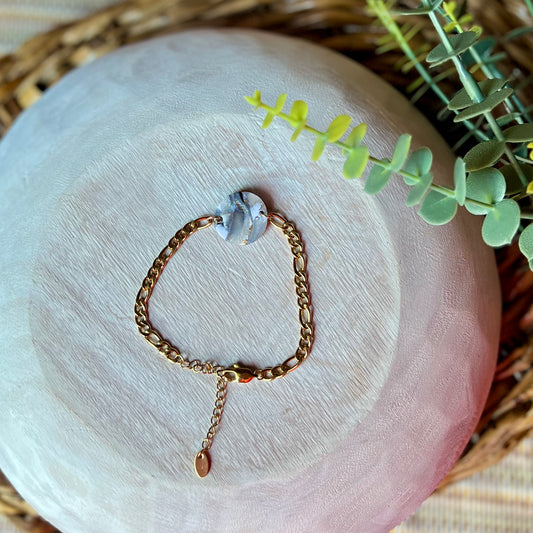 Polymer Clay Stone Bracelet