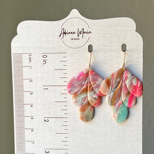 Color Flux Polymer Clay Earrings