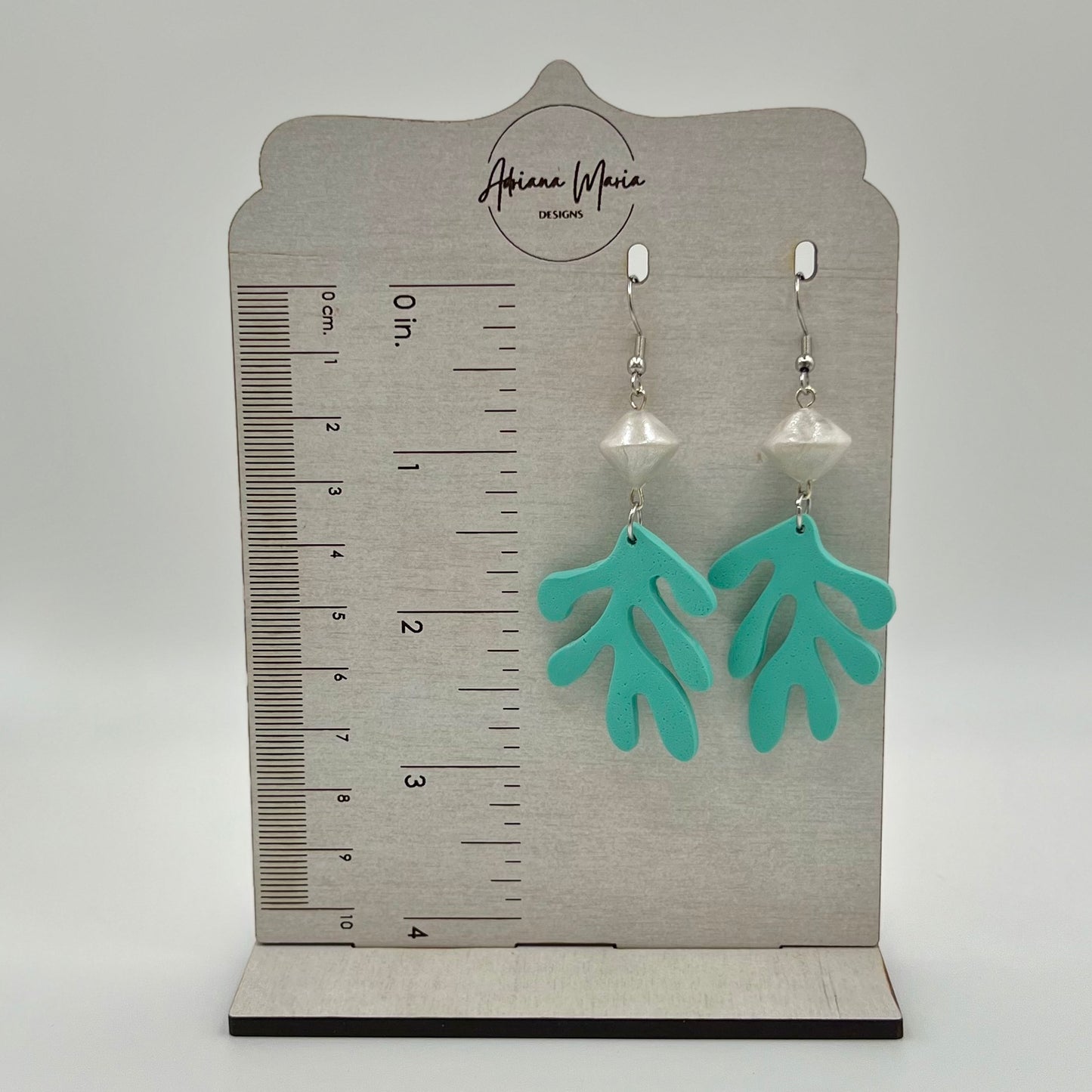 Reef & Pearl Clay Earrings