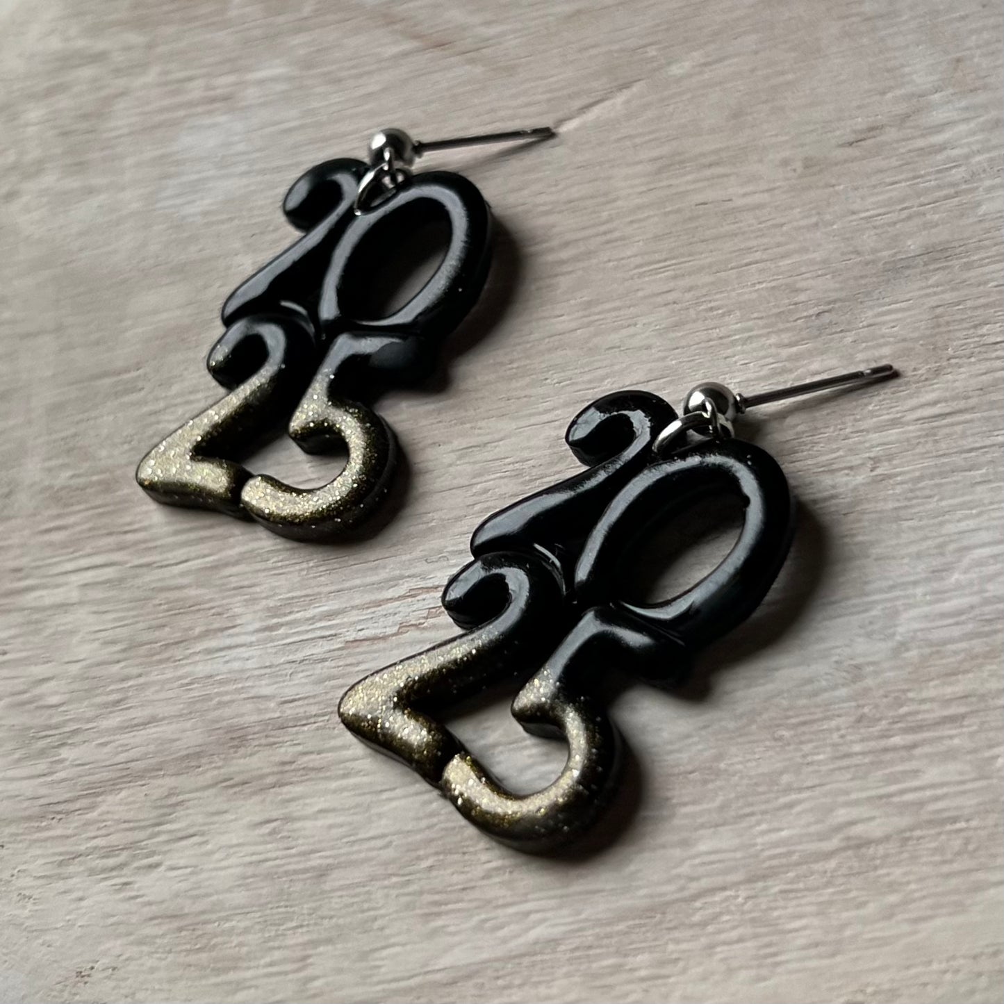 2025 New Year/Graduation Polymer Clay Earrings