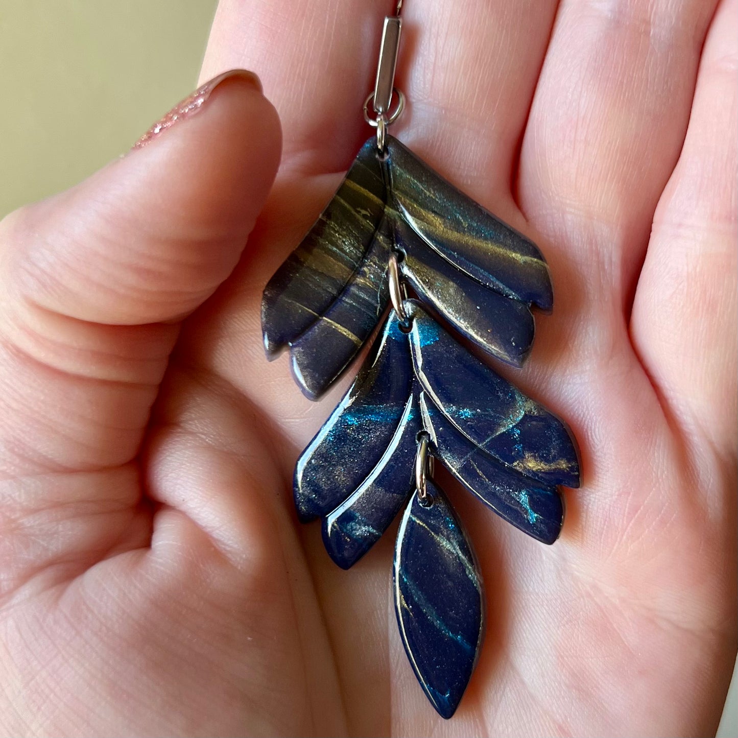 Polymer Clay Statement Earrings