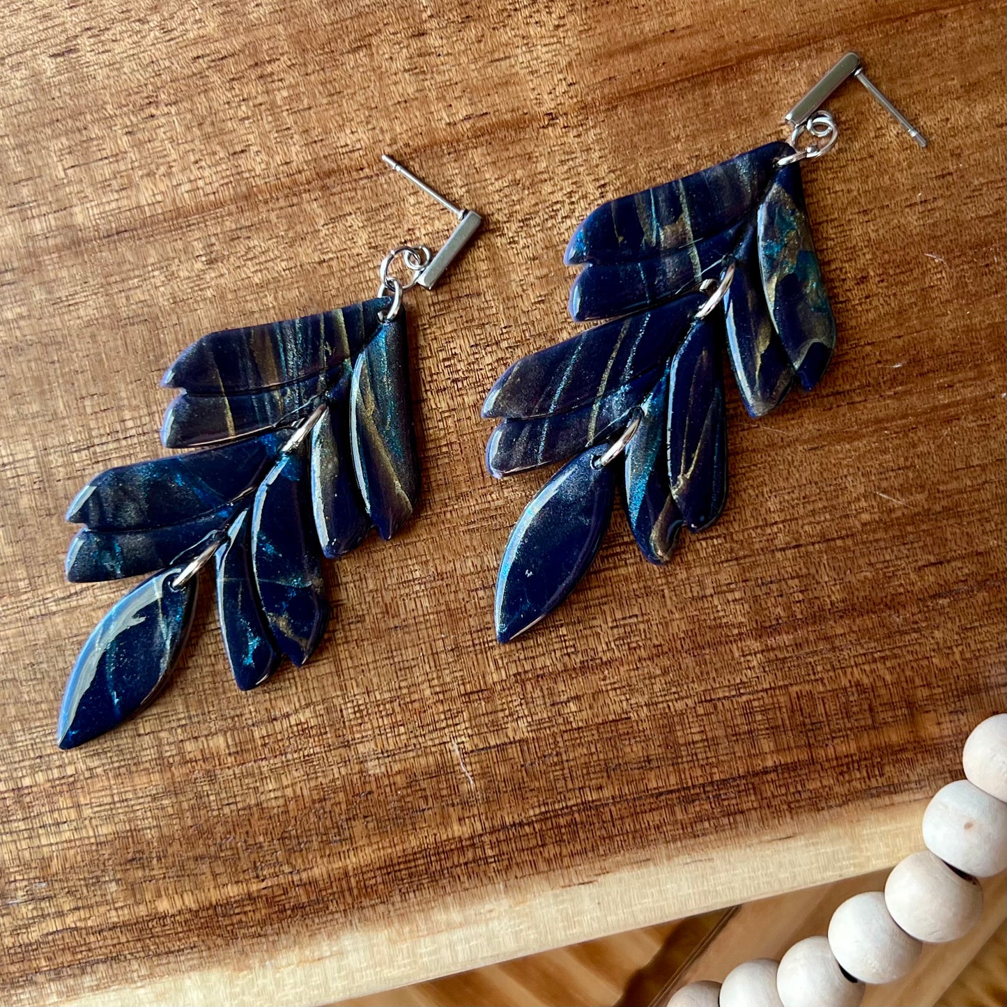 Polymer Clay Statement Earrings