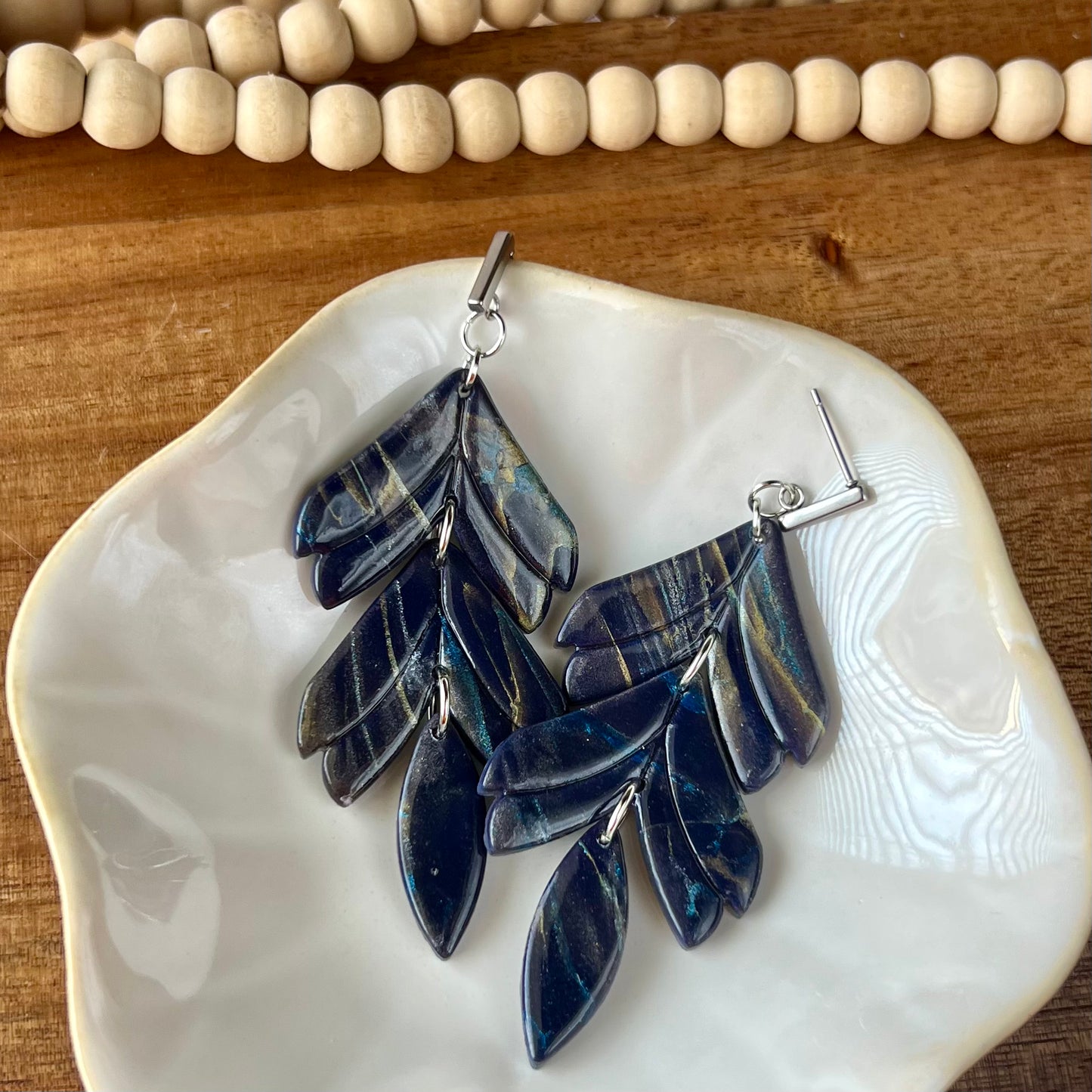 Polymer Clay Statement Earrings