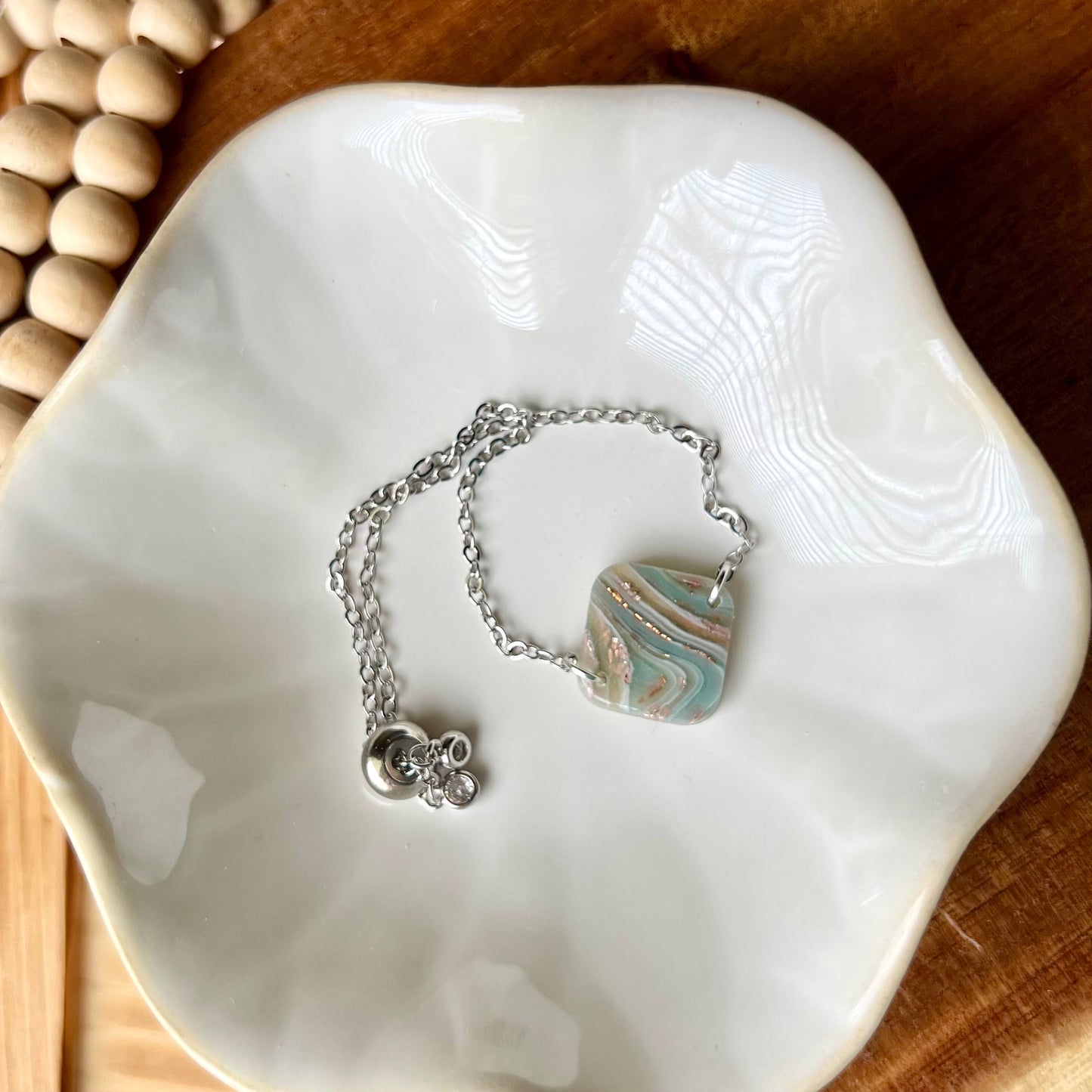 Ethereal Waves Collections: Polymer Clay Bracelet