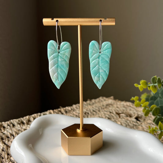 Ocean Waves Polymer Clay Earrings