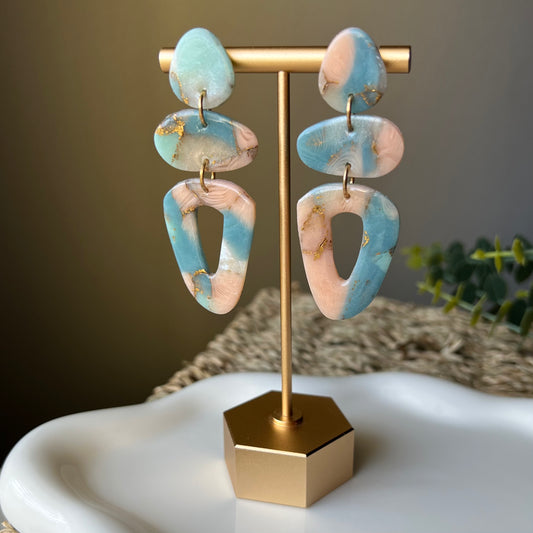 Lucelle Collection: Polymer Clay Statement Earrings