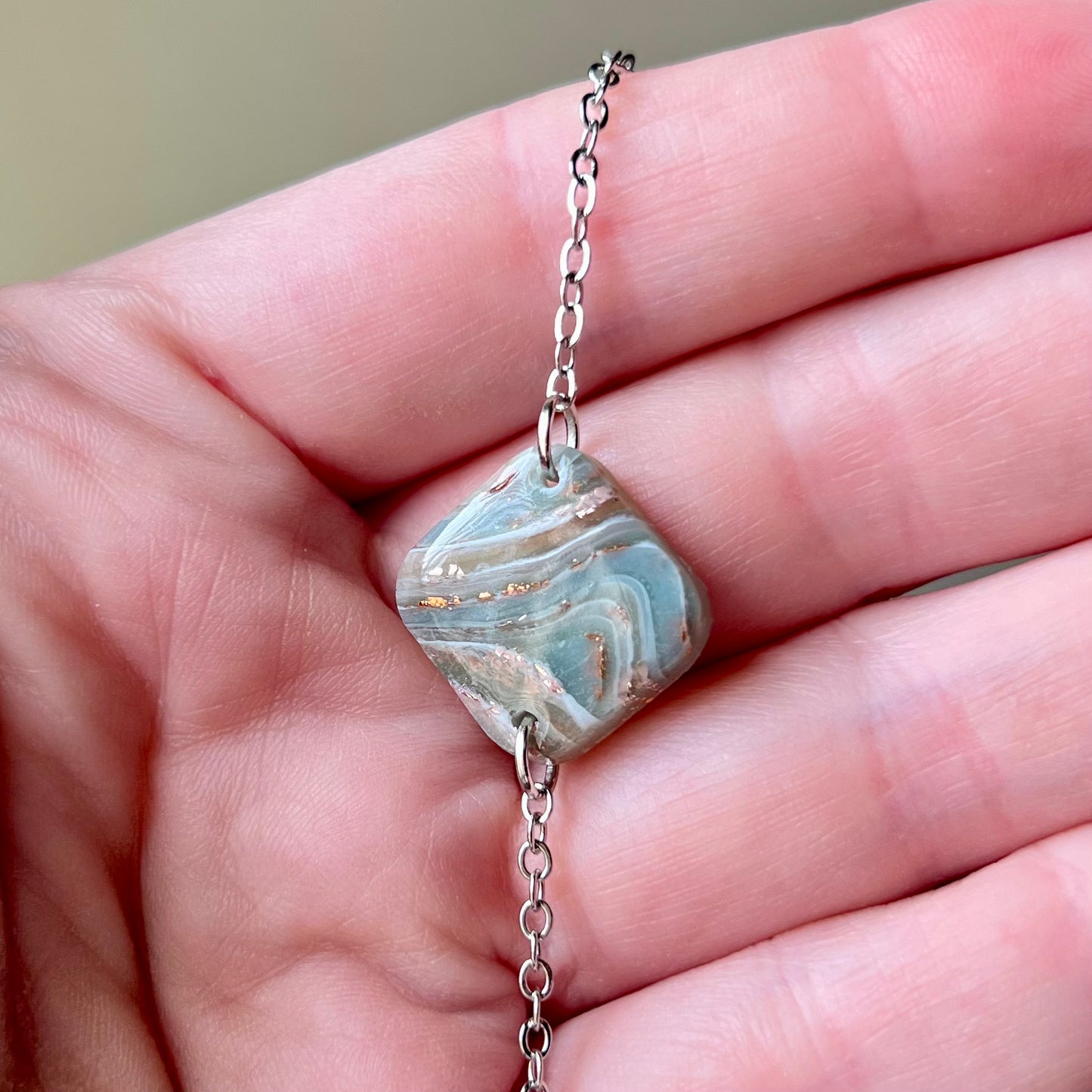 Ethereal Waves Collections: Polymer Clay Bracelet