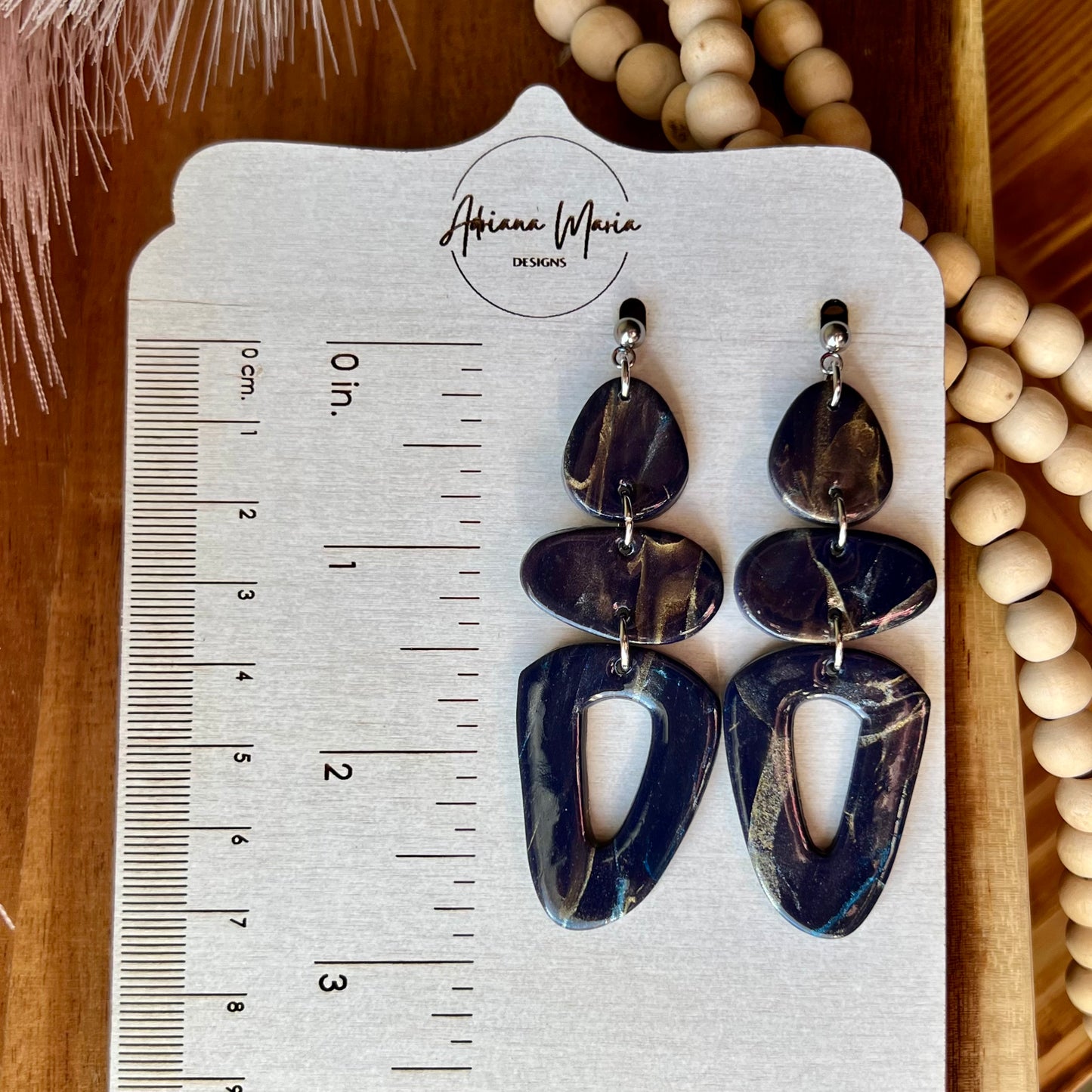 Polymer Clay Statement Earrings