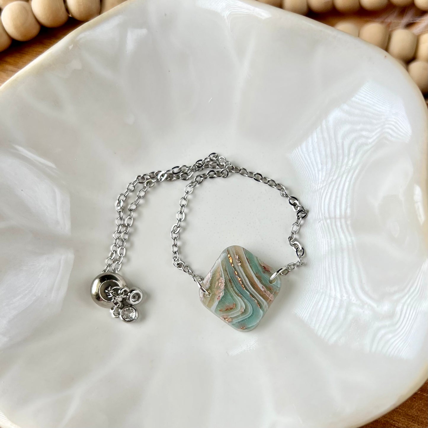 Ethereal Waves Collections: Polymer Clay Bracelet