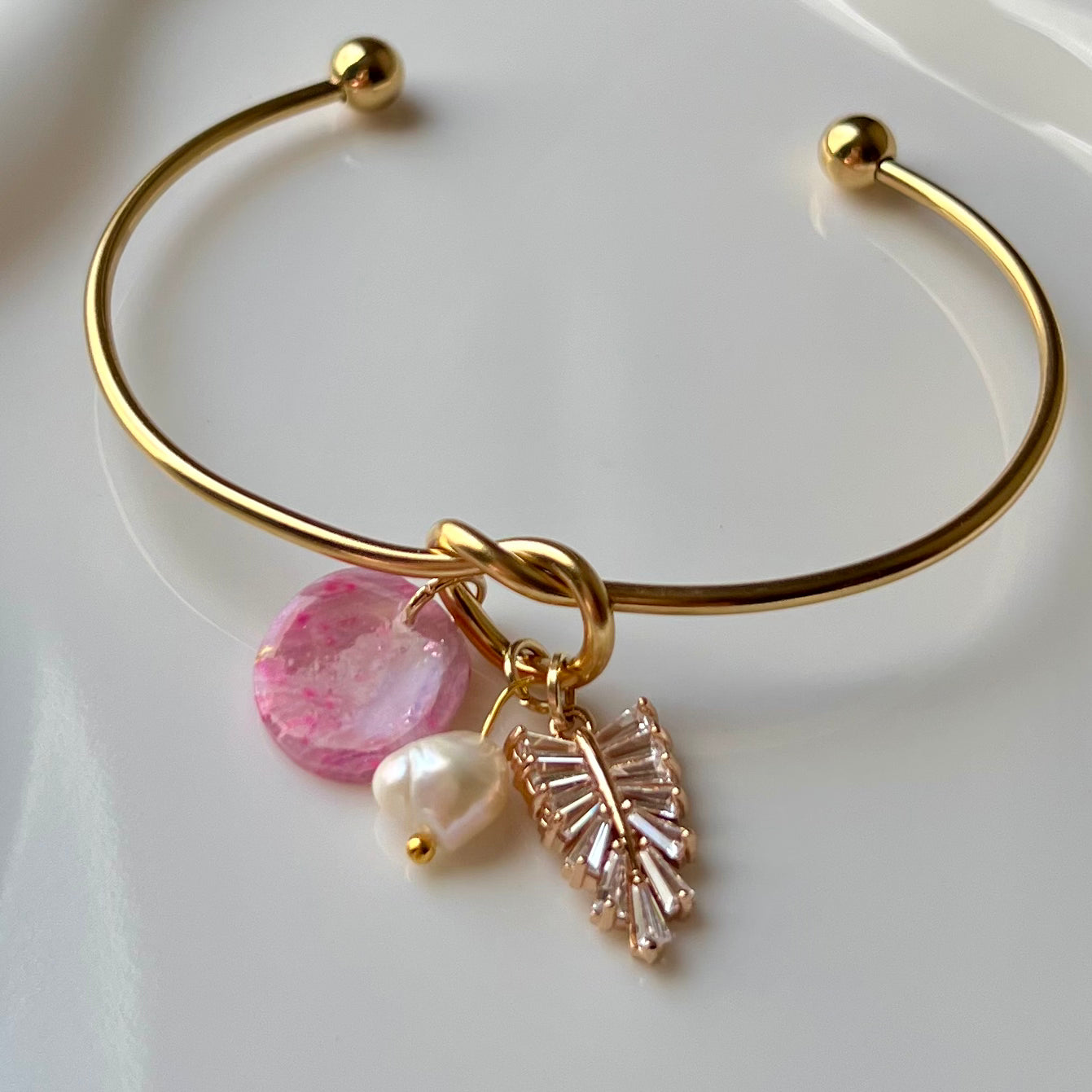 Love Knot Bangle Bracelet
