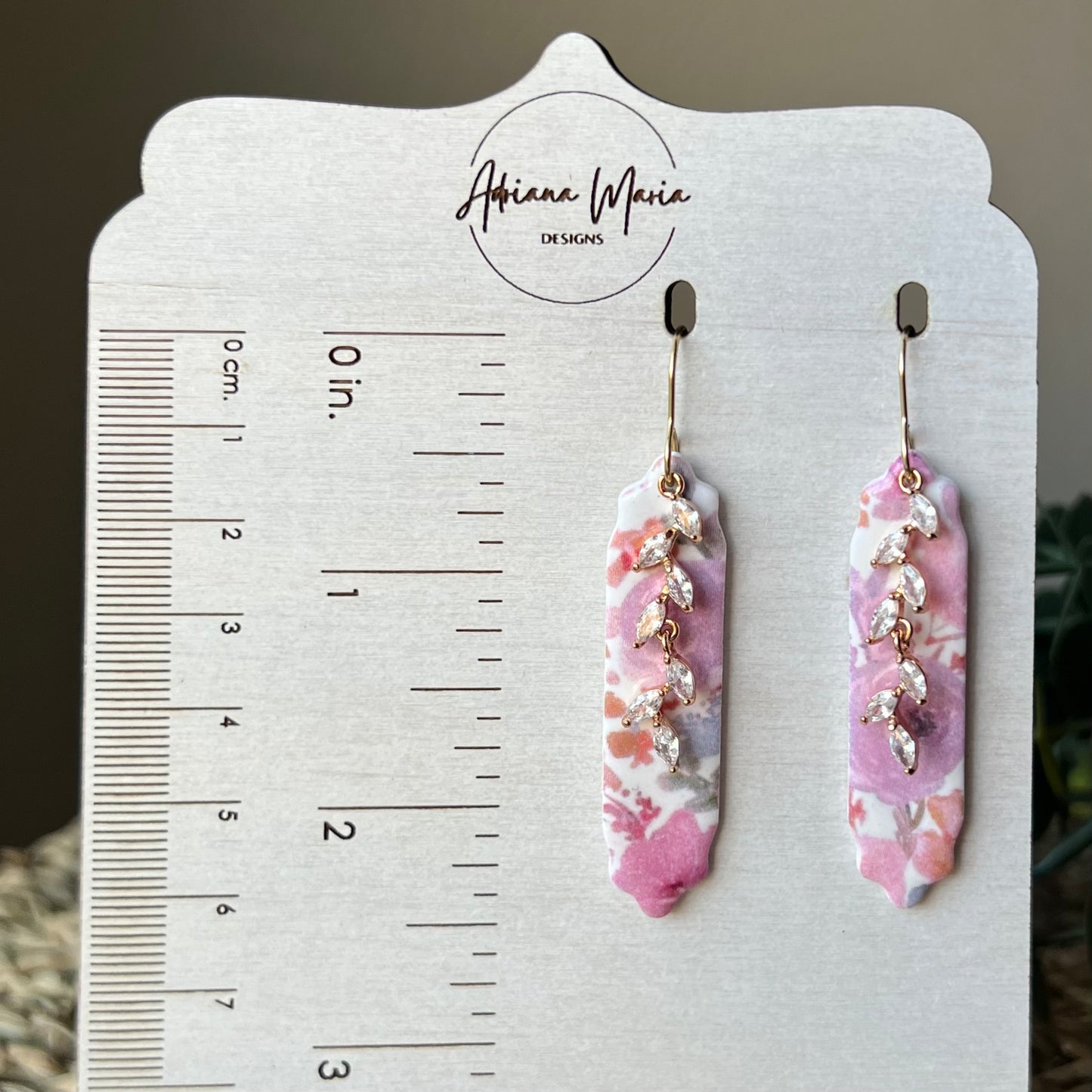Soft Bloom Polymer Clay Earrings