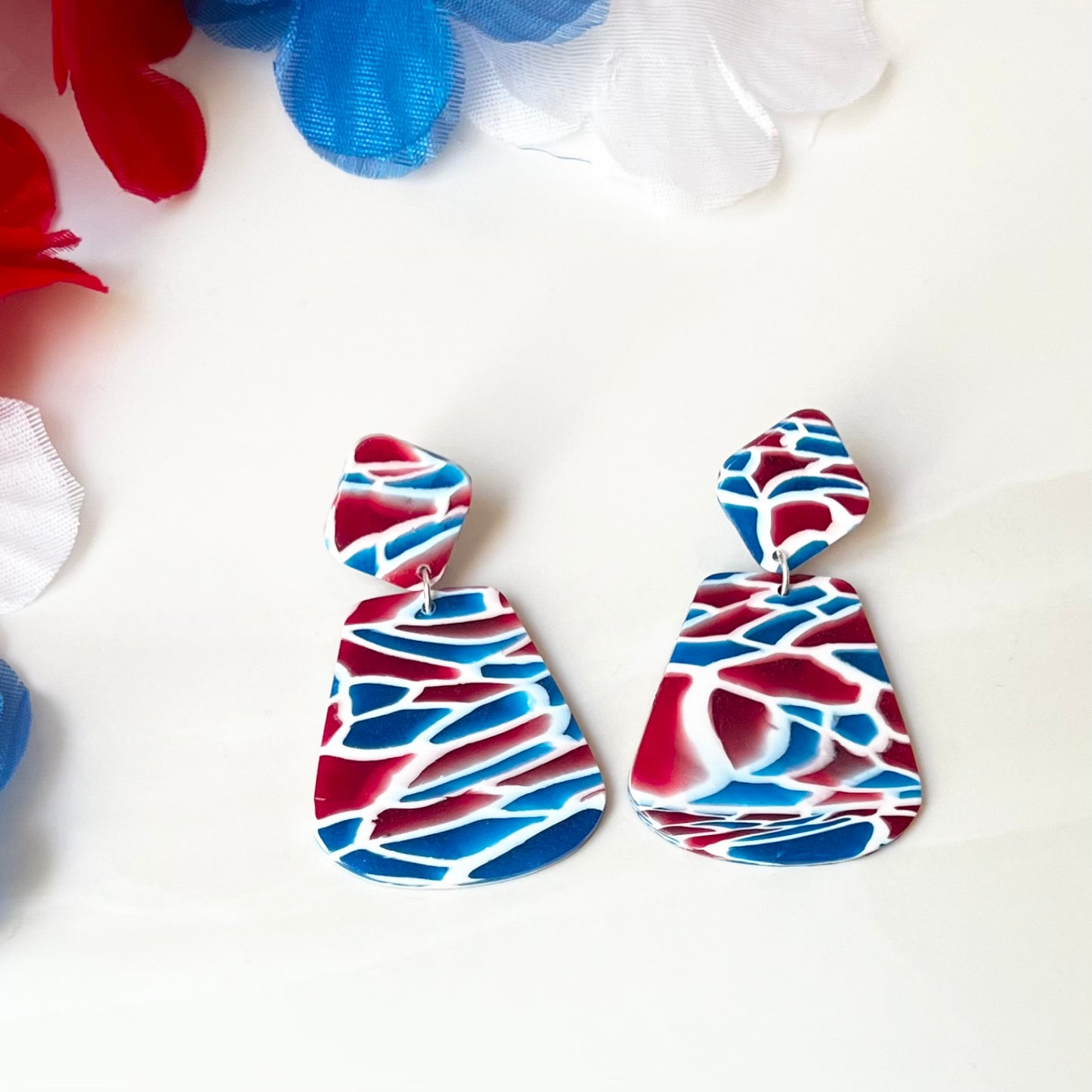 Red, White & Blue Earrings